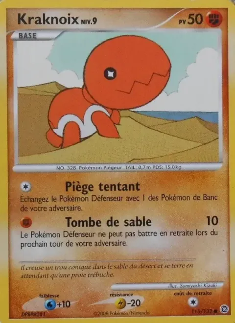 Carte Pokémon Kraknoix 115/132, extension Merveilles Secrètes