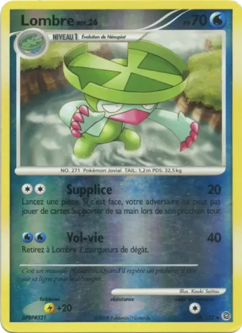 Carte Pokémon Lombre 054/132, extension Merveilles Secrètes