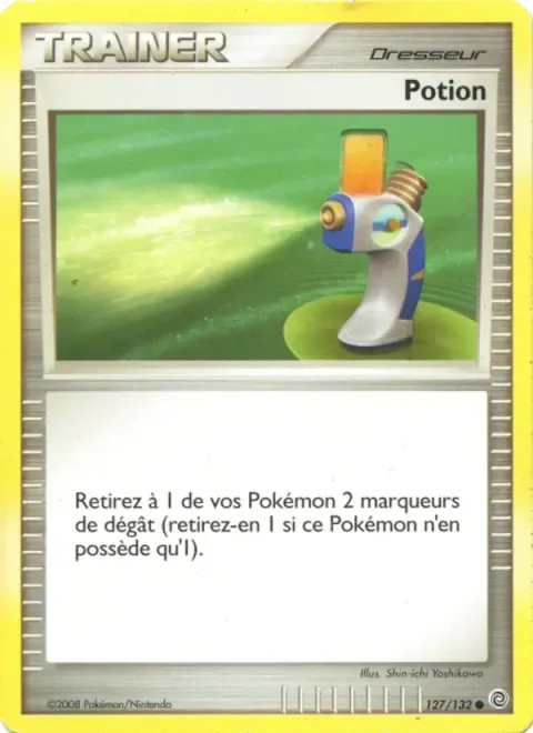 Carte Pokémon Potion 127/132, extension Merveilles Secrètes