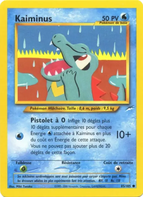 Carte Pokémon Kaiminus 085/105, extension Neo Destiny