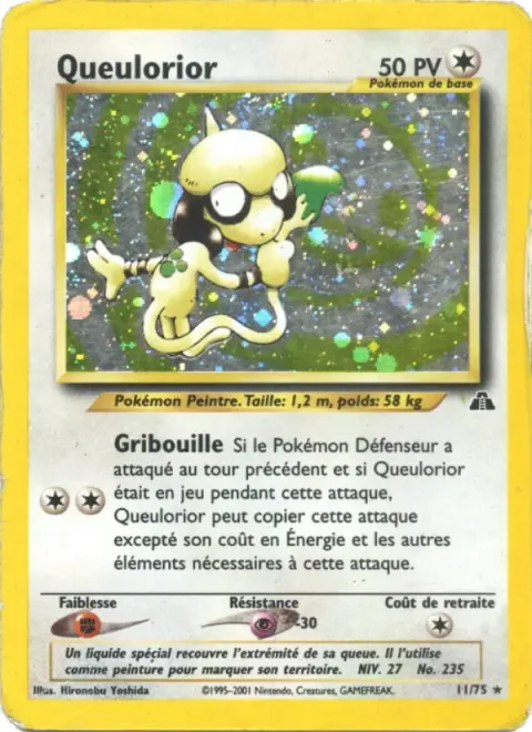 Carte Pokémon Queulorior 011/075, extension Neo Discovery