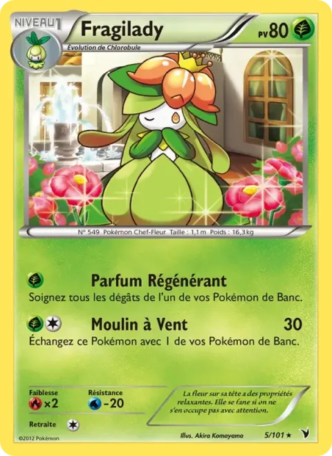 Carte Pokémon Fragilady 005/101, extension Nobles Victoires