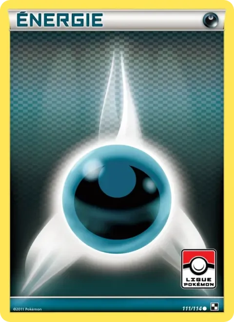 Carte Pokémon Énergie Obscurité 111/114, extension Noir & Blanc