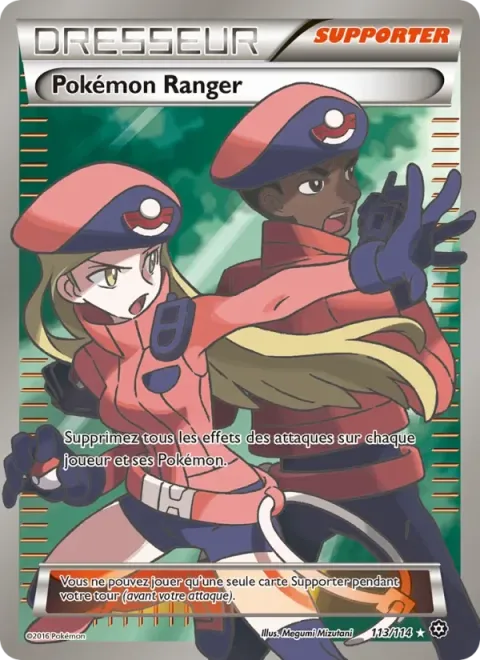 Carte Pokémon Pokémon Ranger 113/114, extension Offensive Vapeur