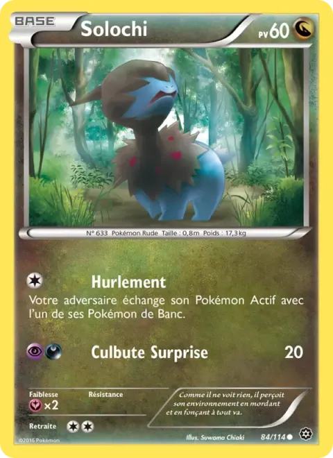 Carte Pokémon Solochi 084/114, extension Offensive Vapeur