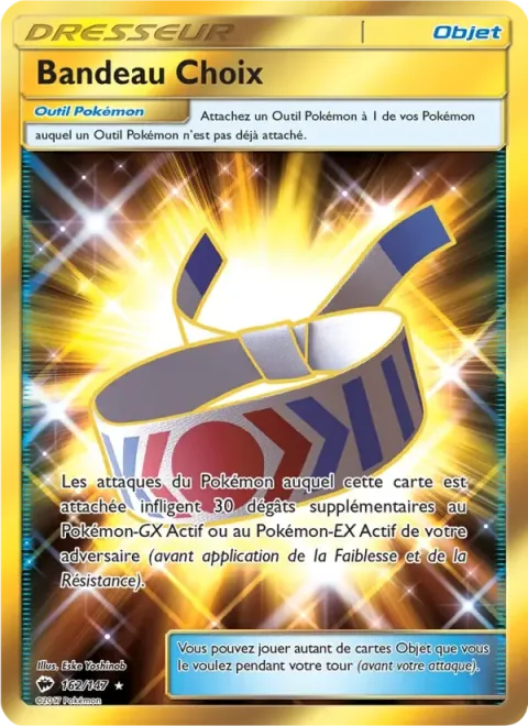 Carte Pokémon Bandeau Choix 162/147, extension Ombres Ardentes