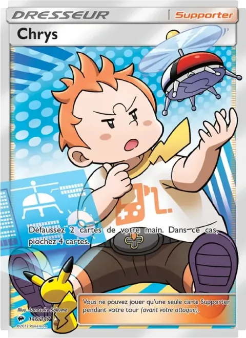 Carte Pokémon Chrys 146/147, extension Ombres Ardentes