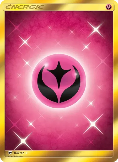 Carte Pokémon Énergie Fée 169/147, extension Ombres Ardentes
