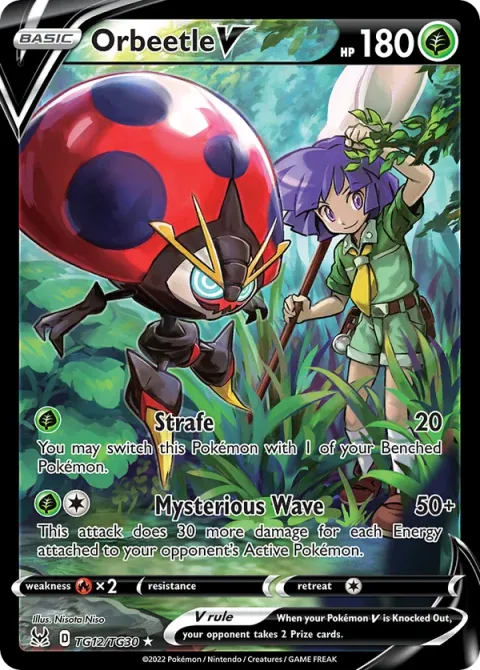Carte Pokémon Astronelle V TG12/TG30, extension Origine Perdue