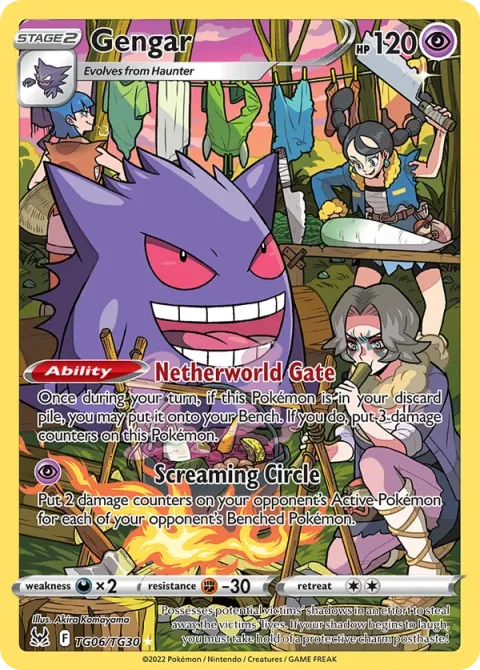 Carte Pokémon Ectoplasma TG06/TG30, extension Origine Perdue