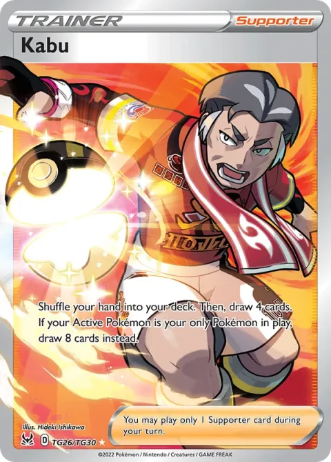 Carte Pokémon Kabu TG26/TG30, extension Origine Perdue