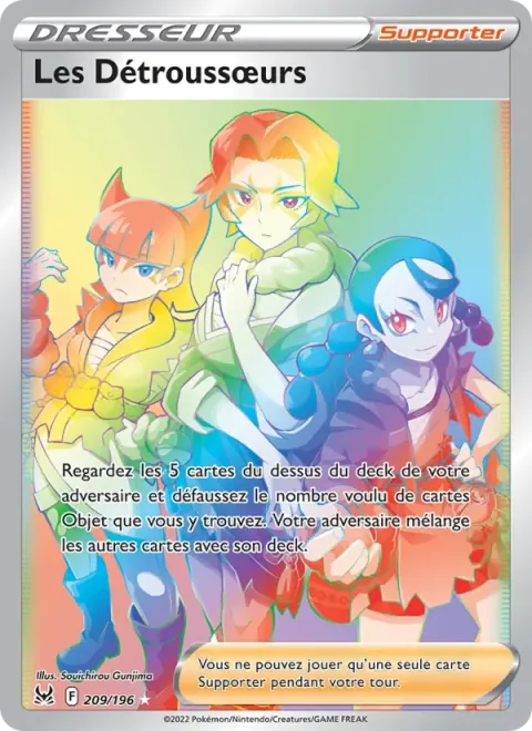 Carte Pokémon Les Détroussœurs 209/196, extension Origine Perdue