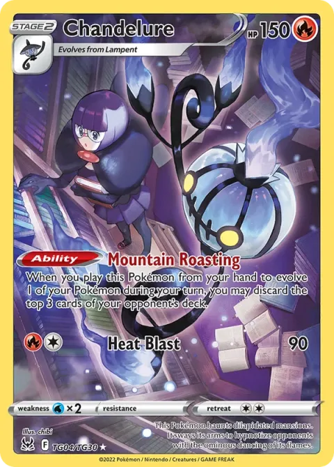 Carte Pokémon Lugulabre TG04/TG30, extension Origine Perdue