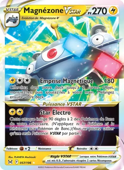 Carte Pokémon Magnézone VSTAR 057/196, extension Origine Perdue