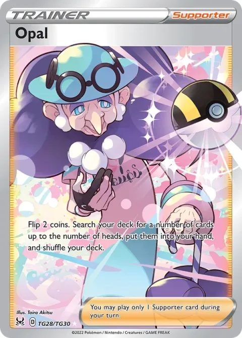 Carte Pokémon Sally TG28/TG30, extension Origine Perdue
