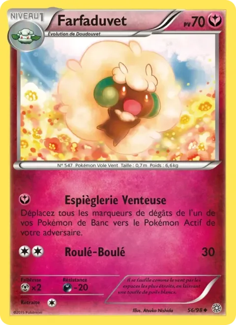 Carte Pokémon Farfaduvet 056/098, extension Origines Antiques