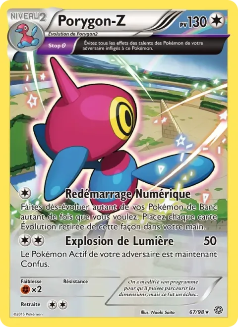 Carte Pokémon Porygon-Z 067/098, extension Origines Antiques