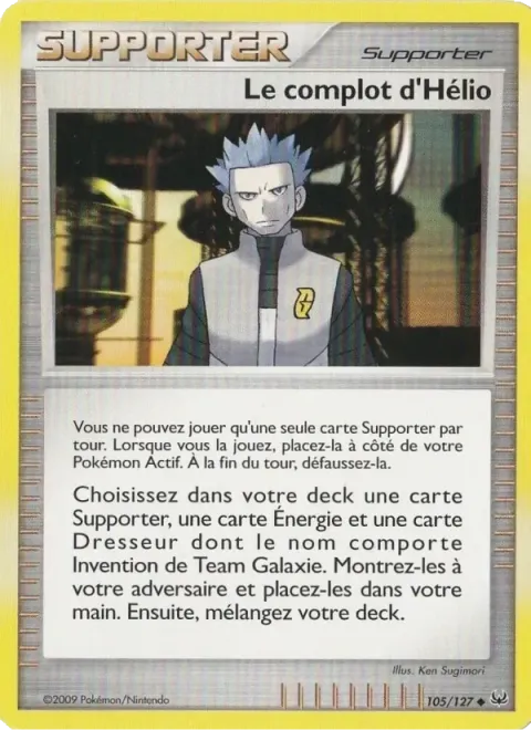 Carte Pokémon Le complot d’Hélio 105/127, extension Platine