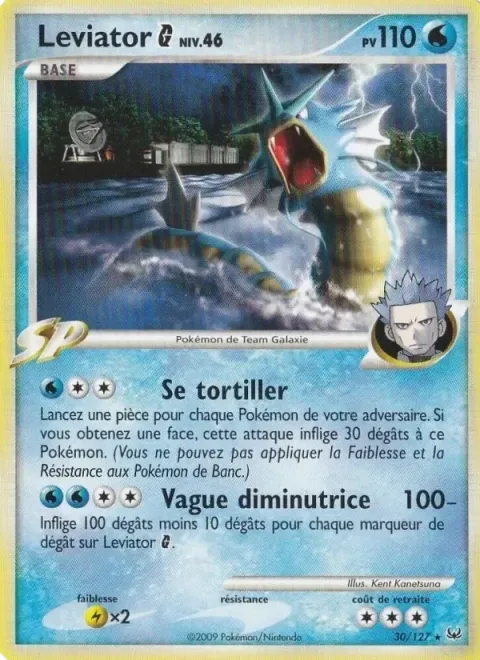 Carte Pokémon Leviator G 030/127, extension Platine