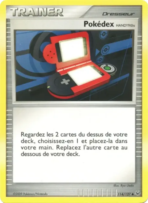 Carte Pokémon Pokédex HANDY910is 114/127, extension Platine