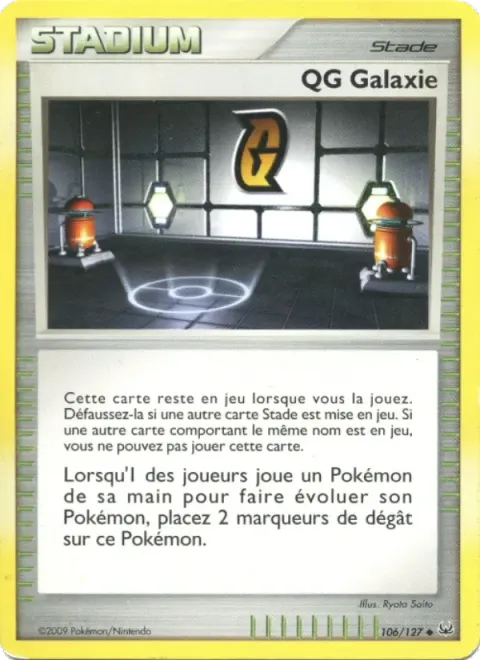 Carte Pokémon QG Galaxie 106/127, extension Platine