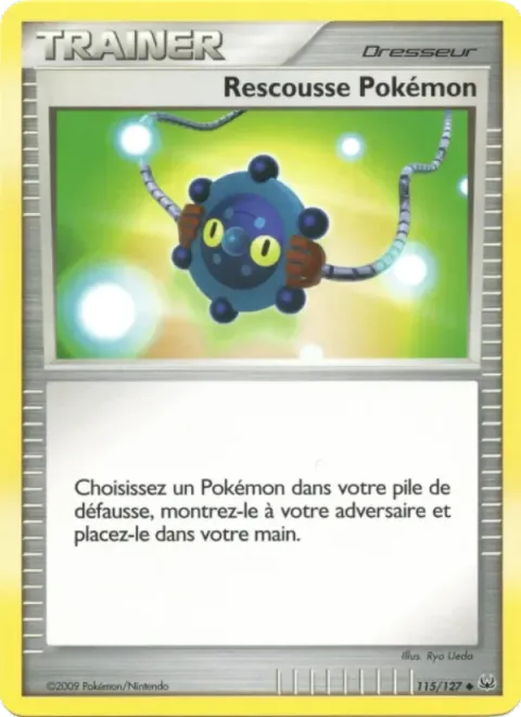 Carte Pokémon Rescousse Pokémon 115/127, extension Platine