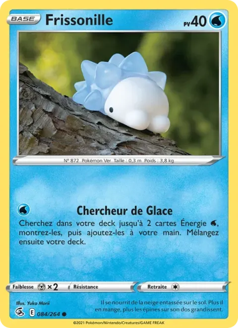 Carte Pokémon Frissonille 084/264, extension Poing de Fusion