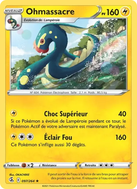 Carte Pokémon Ohmassacre 097/264, extension Poing de Fusion