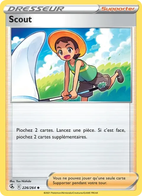 Carte Pokémon Scout 226/264, extension Poing de Fusion