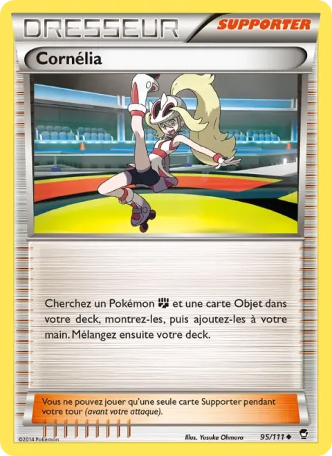 Carte Pokémon Cornélia 095/111, extension Poings Furieux