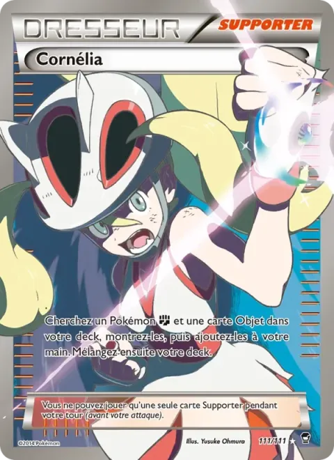 Carte Pokémon Cornélia 111/111, extension Poings Furieux