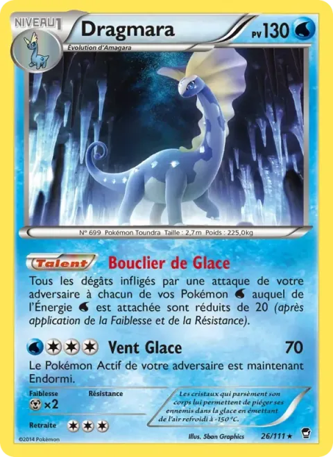 Carte Pokémon Dragmara 026/111, extension Poings Furieux