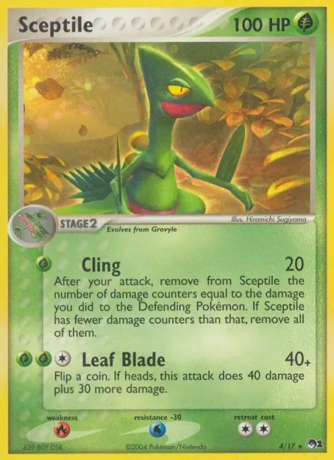 Carte Pokémon Jungko 004/017, extension POP Série 1