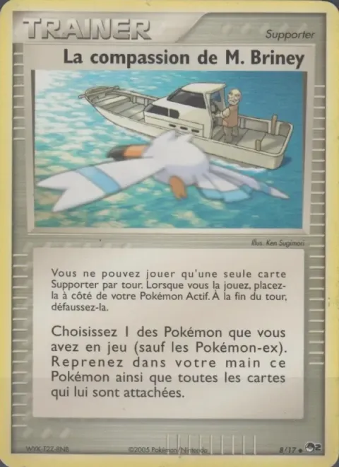 Carte Pokémon La compassion de M. Briney 008/017, extension POP Série 2