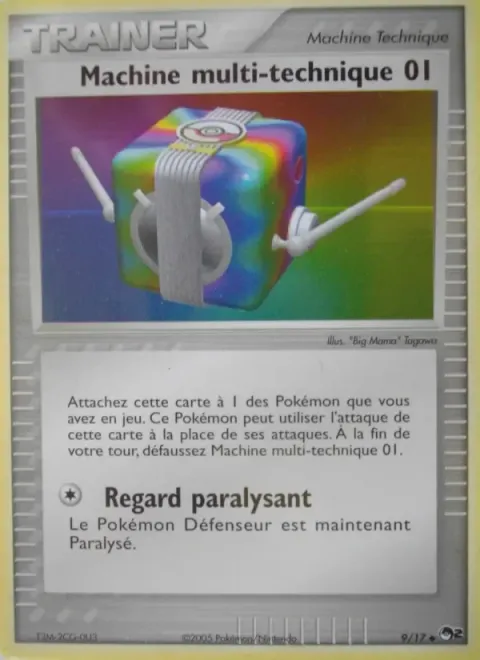Carte Pokémon Machine multi-technique 01 009/017, extension POP Série 2
