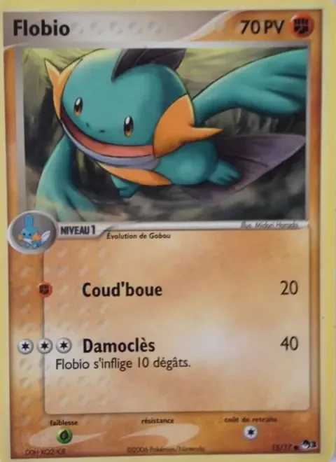 Carte Pokémon Flobio 015/017, extension POP Série 3