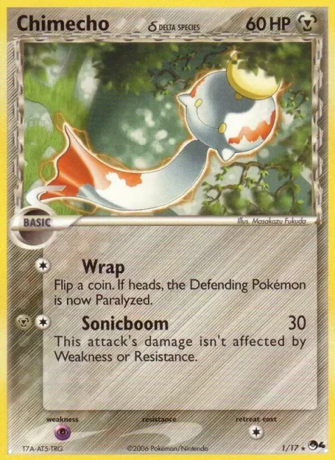 Carte Pokémon Eoko δ 001/017, extension POP Série 4