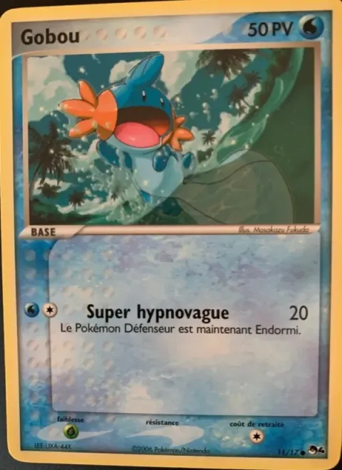 Carte Pokémon Gobou 011/017, extension POP Série 4