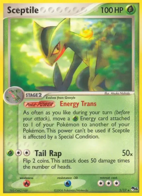 Carte Pokémon Jungko 005/017, extension POP Série 4