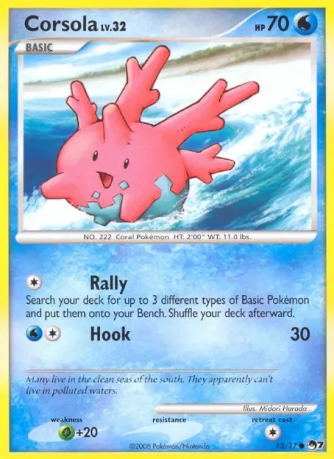 Carte Pokémon Corayon 013/017, extension POP Série 7