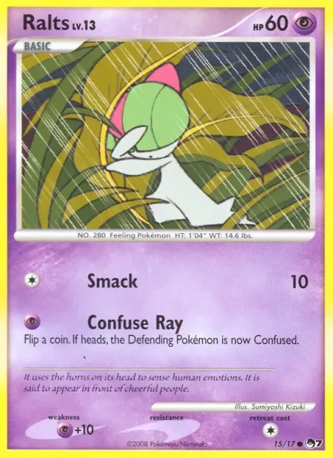 Carte Pokémon Tarsal 015/017, extension POP Série 7