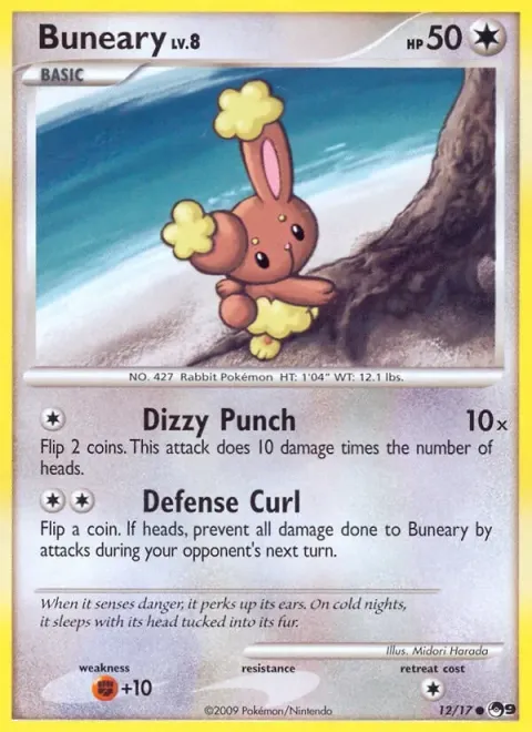 Carte Pokémon Laporeille 012/017, extension POP Série 9