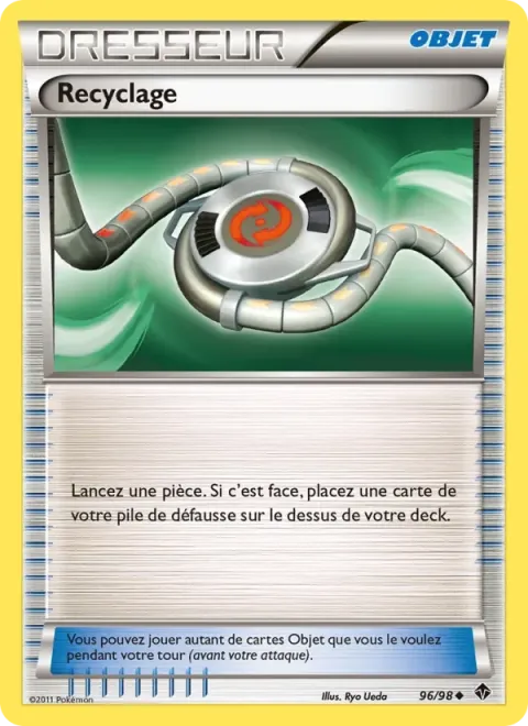 Carte Pokémon Recyclage 096/098, extension Pouvoirs Émergents
