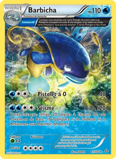 Carte Pokémon Barbicha 041/160, extension Primo-Choc