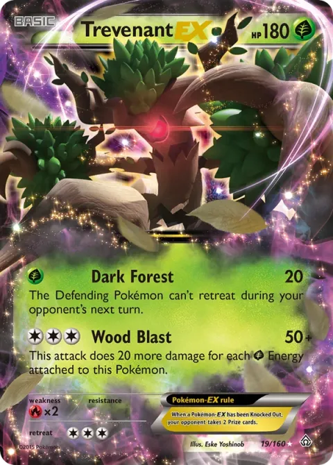 Carte Pokémon Desséliande EX 019/160, extension Primo-Choc