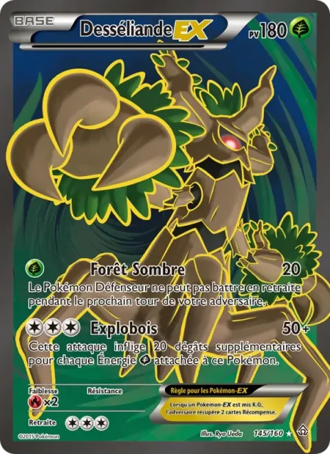 Carte Pokémon Desséliande EX 145/160, extension Primo-Choc