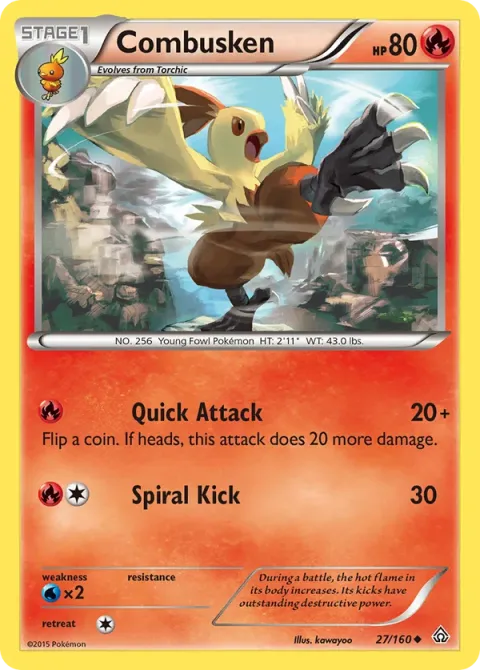 Carte Pokémon Galifeu 027/160, extension Primo-Choc