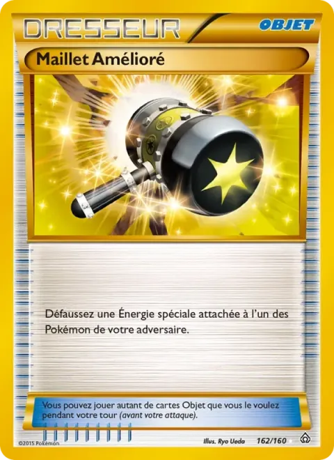 Carte Pokémon Maillet Amélioré 162/160, extension Primo-Choc