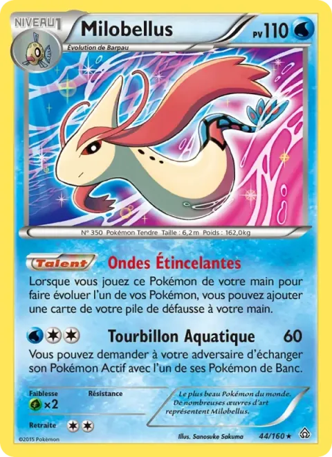 Carte Pokémon Milobellus 044/160, extension Primo-Choc