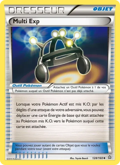 Carte Pokémon Multi Exp 128/160, extension Primo-Choc